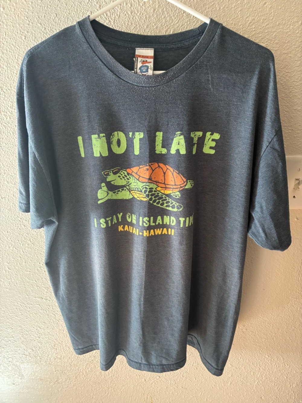 I Not Late I Stay On Island Time Kauai Hawaii Tee Shirt